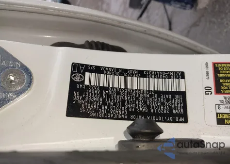 2016 Toyota Corolla Le из США, поврежденный, VIN 2T1BURHEXGC570976